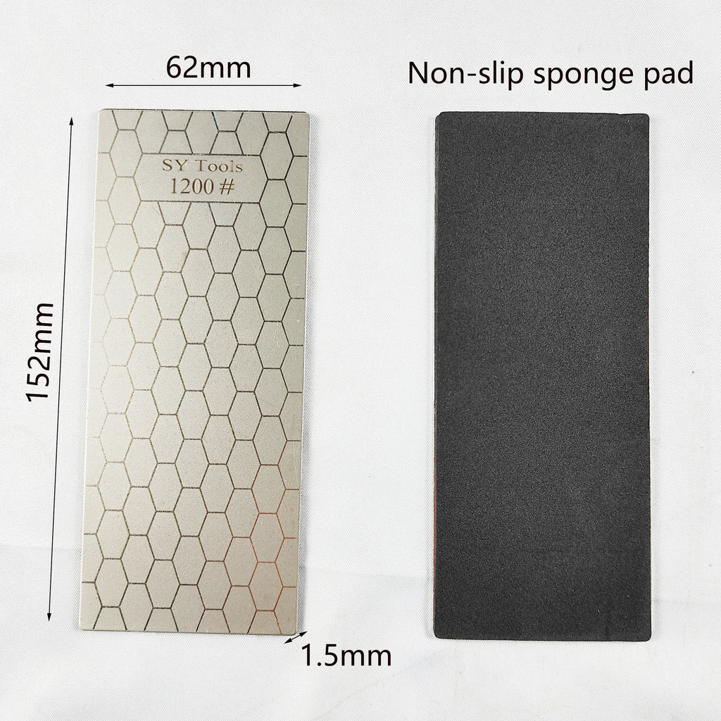 Sy Tools New 80-3000# Professional Diamond Knife Sharpener Sharpening Stone plate Kitchen chef Knife whetstone honeycomb pattern