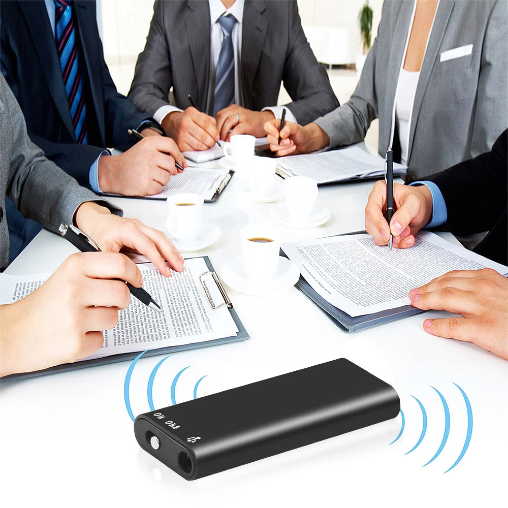 High Quality 3-in-1 Mp3 Player Professional Voice Digital Audio Mini Voice Recorder 192Kbps Recording WAV for Study Meeting Use