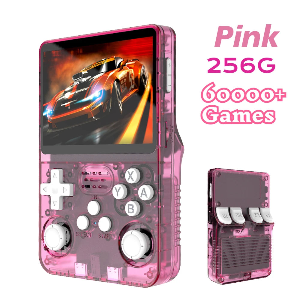 BOYHOM 256G 128G R36S Retro Handheld Game Console Linux System 3.5 Inch IPS Portable Pocket Player 64GB Video Gaming Kids Gifts Imagen secundaria del producto