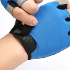 Anti-Slip Breathable Workout Gloves, Fingerless Fitness Training Gym Gloves for Men Women Bodybuilding Cycling Exercise