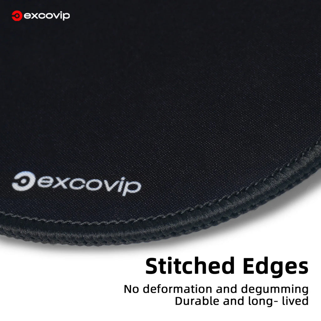 EXCO Mini Mouse Pad Office Mousepad Small with Stitched Edge Non-Slip Rubber Base for Home Laptop Computer Desk Gaming