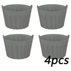 2/4/8Pcs Ramekins For Air Fryer Silicone Large Muffin Cases Nonstick Egg Poacher Silicone Mould Bakeware Easy Release Baking