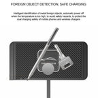 120W Wireless Charger Car Silicone Pad Stand For iPhone 17-12 Xiaomi Samsung Huawei Mobile Phone Fast Car Wireless Charging