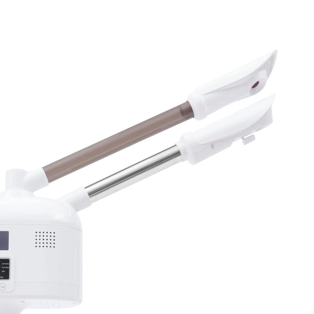 3-in-1 Facial Steamer Beautician Steamer Deep Cleaning w/Hot and Cold Nozzle LED Magnifying Lamp Beauty Salon Spa