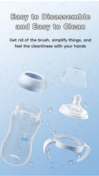 Baby PP Bottle 150/240/330ML Newborn Baby Bottle with Handle Milk BottleFeeding Baby Bottles Newborn Feeding Supplies BPA-Free