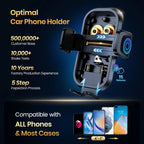 TOPK Car Phone Holder Air Vent Suction Cup Mount for iPhone Xiaomi Samsung Auto Mobile Support GPS Stand Dashboard Bracket
