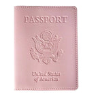 Passport Holder Cover Wallet Travel Essentials RFID Blocking Leather Card Case International Travel Must Haves Travel Accessorie