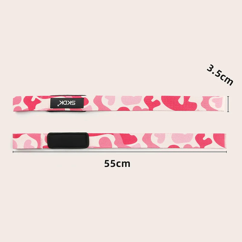 GOUNOD Weightlifting Wrist Straps Strength Training Adjustable Non-slip Gym Fitness Lifting Strap Wrist Support Grip Band Image secondaire du produit