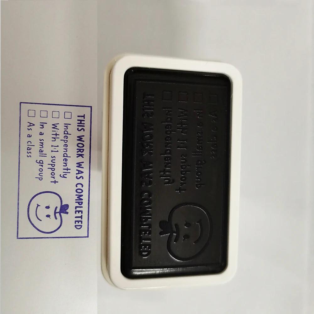 Learning Goal Stamp Set - Achieved, being achieved, not yet achieved - Teacher Grading Stamp - English Text Grading Stamp This w