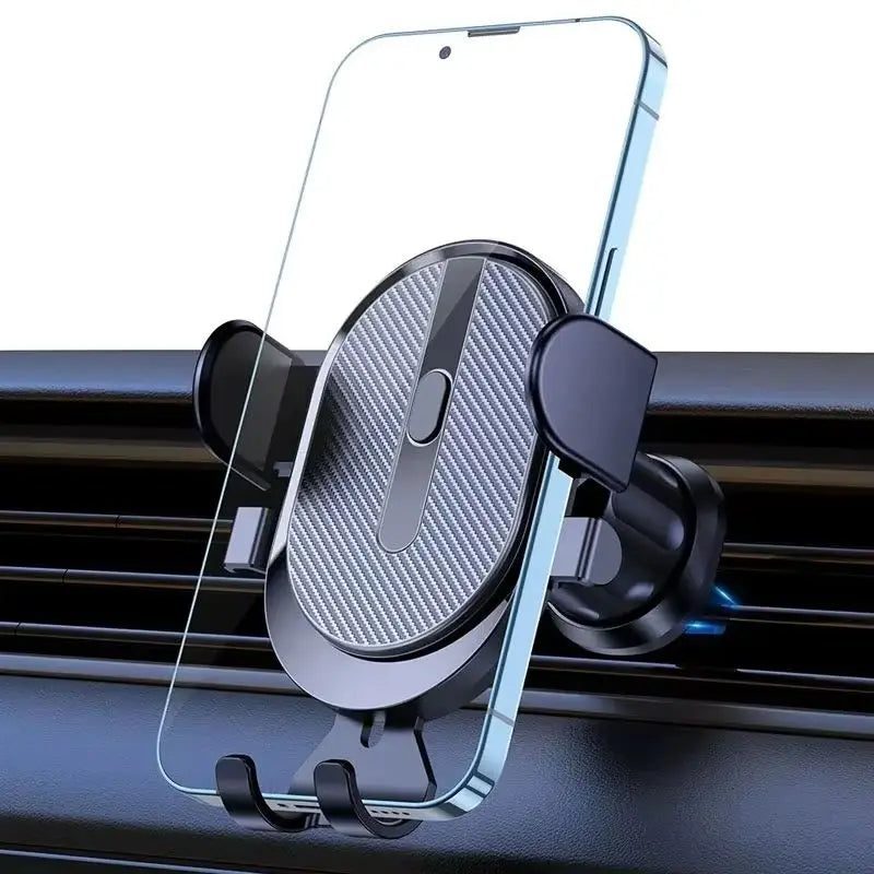 NEW Car Phone Holder Air Outlet Gravity Sensor Triangle Mount Simplicity Design Frosted Surface for Vehicle Dashboard Secondary image