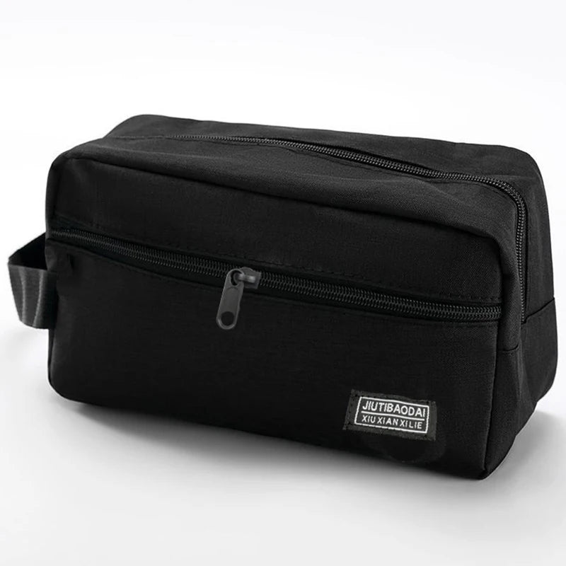 Men's Business Toiletry Bag, Travel Makeup Organizer, Large Capacity Storage Pouch, Durable Fashion Design, Ideal for Daily Use Imagen principal del producto