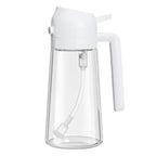 2-in-1 Kitchen Oil Sprayer and Dispenser Bottle, Plastic Oil Mister for Cooking, BBQ, Baking, Roasting and Picnic