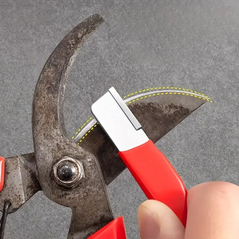 “Precision Edge” Professional Kitchen Knife Sharpener - Tungsten and Diamond Ceramic Whetstone for All Blades, Including Garden Scissors Imagen principal del producto