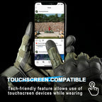 Tactical Full Finger Gloves for Men Ultimate Impact Protection Gloves Non-Slip Riding Shooting Fishing Multi-functional Gloves