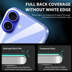 4-1Pcs Back Hydrogel Film For iPhone 17 Pro Max Soft Clear Screen Protector For iPhone 17 Air HD Phone Accessories Not-Glass