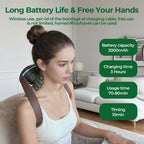 Bionic Finger Neck Shoulder Massager Wireless Neck Cervical Trapezius 4D Kneading Body Back Hand Massage Shawl Brushless Motor