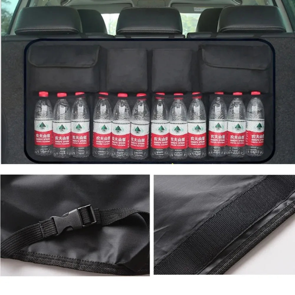 Versatile Oxford Cloth Car Trunk Storage Bag Rear Seat Back Hanging Vehicle Organizer Box for Automobile Interior