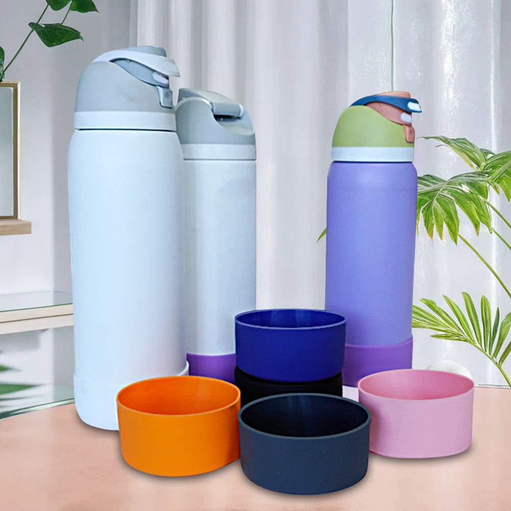 32oz Silicone Water Bottle Boot Anti-Slip Bottom Cover Bottom Protector Protective Bottom Base for Owala Flask Water Bottle