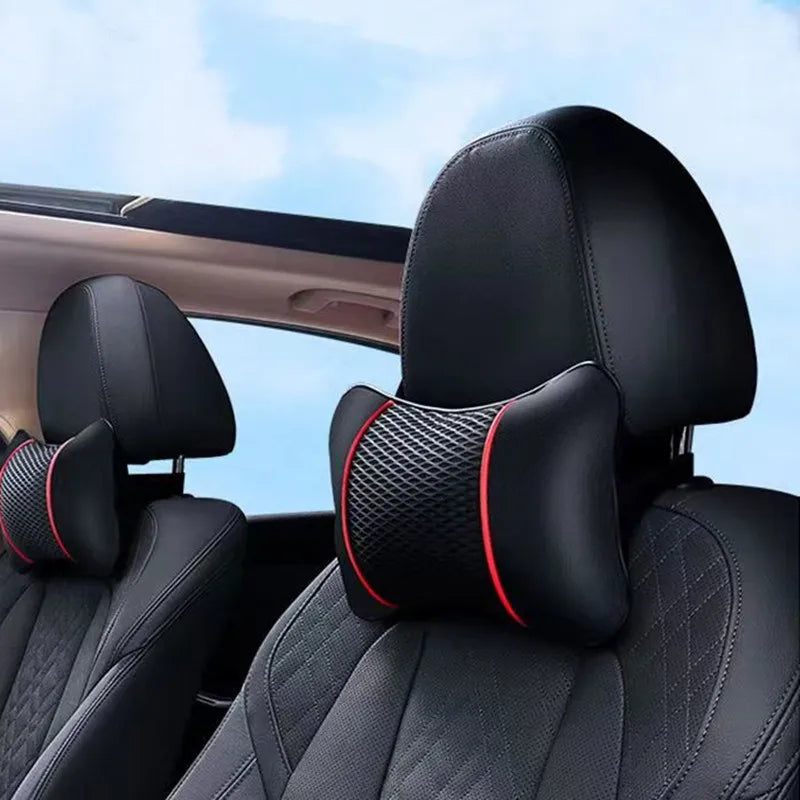 Car Universal Headrest Pillow - Support Cushion, Seat Head Support Protector for Auto Travel