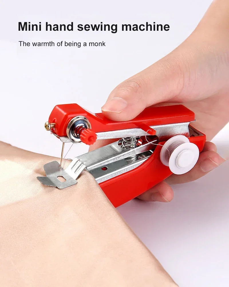 Manual Sewing Machine Portable Mini Cordless Stitch Machines Useful For DIY Household Clothes Leather Handheld Tools Accessories