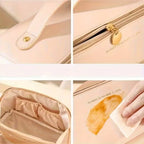 Large Capacity Makeup Bag Waterproof Cosmetic Bag Layered Storage Travel Toiletry Organizer for Cosmetics Skincare