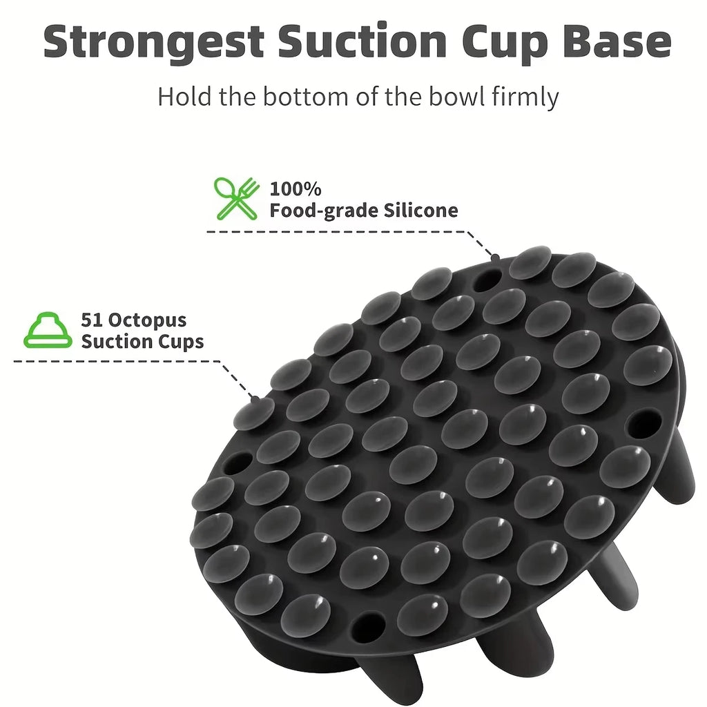 1Pc Soft Silicone Slow Feeder Puzzle Dog Bowl Insert-Stimulates Mind & Promotes Healthy Digestion Suitable for all sizes