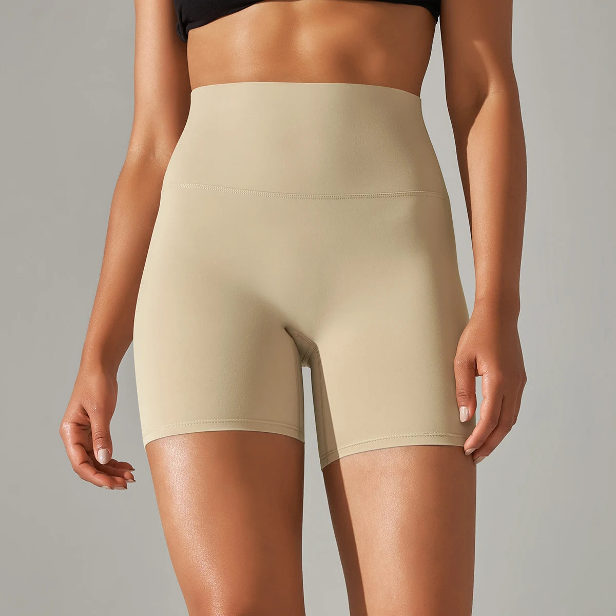 Yoga Shorts Women Fitness Shorts Running Cycling Shorts Breathable Sports Leggings High Waist Summer Workout Gym Shorts