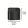 The covered car trash can contains 3 black garbage bags. The small car trash can is leak proof and miniature