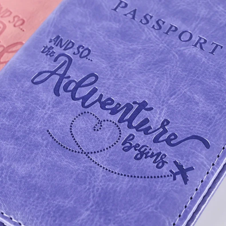 Passport Holder Wallet Cover Travel Essentials Pu Leather Card Case International Travel Accessories for Women/Men