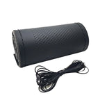 Universal Leather Car Steering Wheel Stitch On Wrap Cover Fit for 38cm 14" DIY Sewing Breathable and Anti Slip Black Grey Beige
