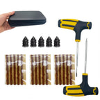 Auto Tire Repair Kit - Puncture Plug Tools, Tyre Puncture Emergency Kit for Universal Tires, with Stirring Glue Repair Tool