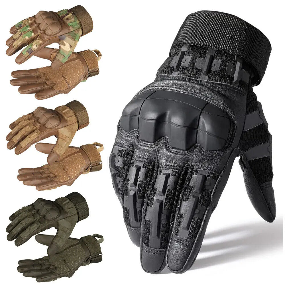Tactical Full Finger Gloves for Men Ultimate Impact Protection Gloves Non-Slip Riding Shooting Fishing Multi-functional Gloves Image principale du produit