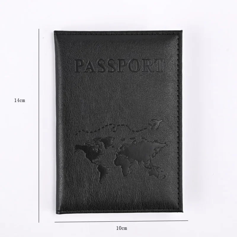 Passport Holder Wallet Cover Travel Essentials Pu Leather Card Case International Travel Accessories for Women/Men