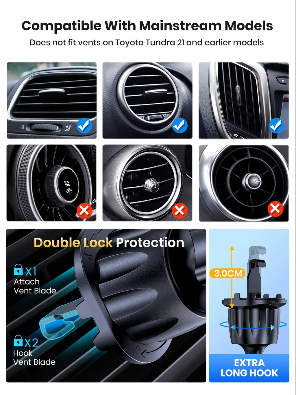 TOPK Car Phone Holder Gravity Stand for iPhone Xiaomi Samsung Car Mobile Support for Dashboard Windshield Air Vent Phone Mount
