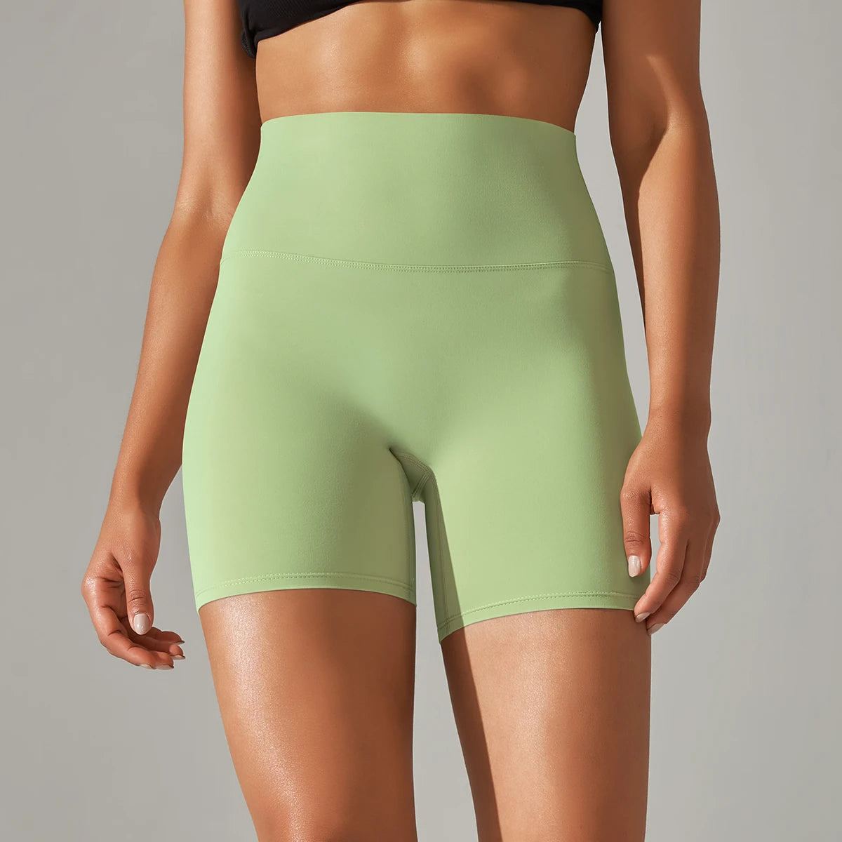 Yoga Shorts Women Fitness Shorts Running Cycling Shorts Breathable Sports Leggings High Waist Summer Workout Gym Shorts