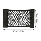 Car Rear Seat Storage Organizer Mesh Adjustable Elastic Straps Anti-Slip Net for SUV Sedan Vehicle Interior Organization Tools