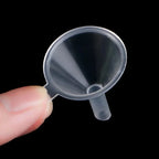 100pcs/lot Plastic Small Funnels For Perfume Mini Liquid Oil Funnels Kitchen Gadget Empty Bottle Packing Tools