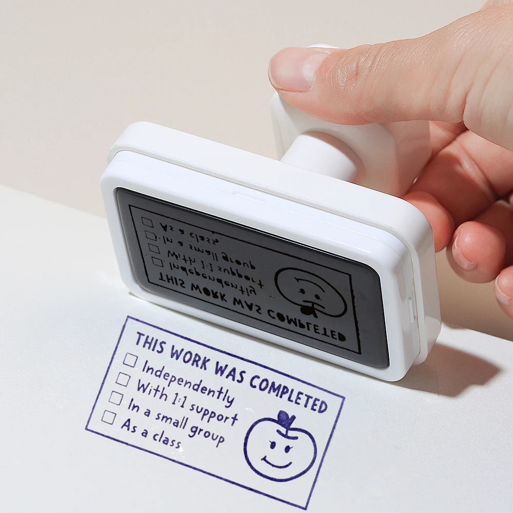 Learning Goal Stamp Set - Achieved, being achieved, not yet achieved - Teacher Grading Stamp - English Text Grading Stamp This w