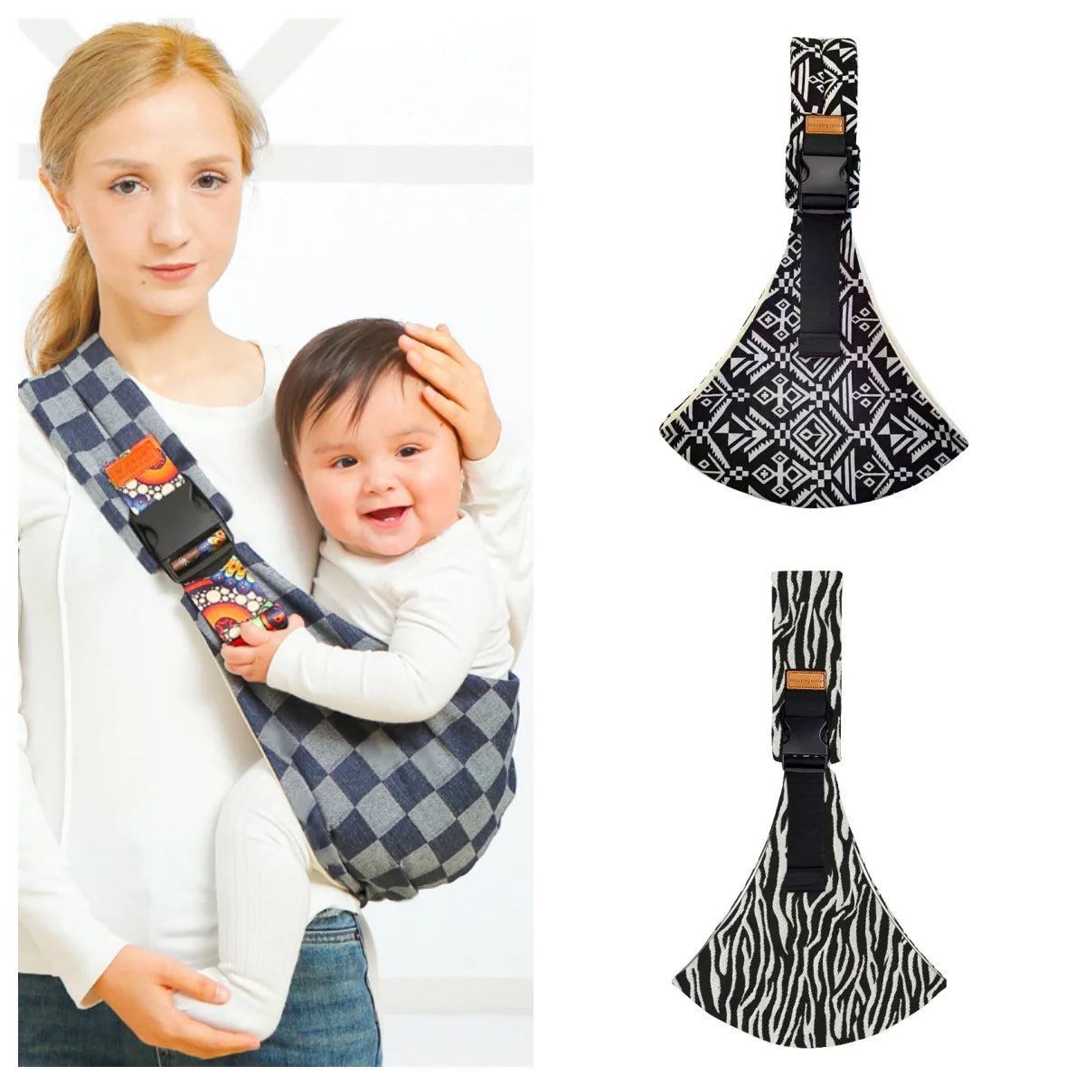 Baby Child Outdoor Carrier Wrap Soft Anti-Slip Carrying Ring Sling Multifunctional Baby Toddler Carrier Accessories Image principale du produit