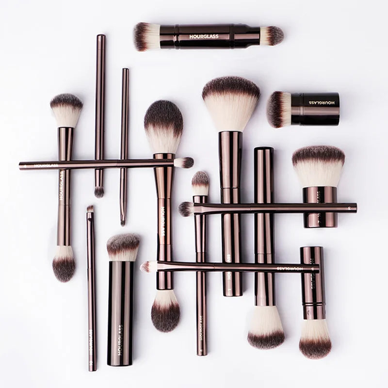 Hourglass Makeup Brushes Powder Foundation Concealer Blusher Bronzer Eye Shadow Eyebrow Eyeliner Sculpting Brush Imagem principal do produto