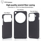 YTF-Carbon For Oppo X9 Pro Aramid Carbon Fiber Cover For Magsafe Find X9/X9s pro/X9 Ultra Cover Mobile Phone Accessories