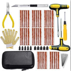 Car Motorcycle Tire Repair Kit Puncture Plug Tools Tyre Puncture Emergency for Tire Strips Stirring Glue Repair Tool Kit