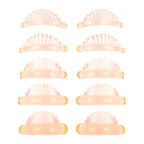 5Pairs Eyelash Perm Pads Silicone Lash Lifting Rods Shell-shape 3D Eyelash Extension Curler Lash Perm Shield Makeup Accessorie