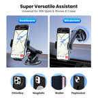 TOPK Car Phone Holder Air Vent Suction Cup Mount for iPhone Xiaomi Samsung Auto Mobile Support GPS Stand Dashboard Bracket