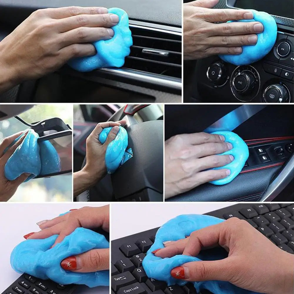 Super Dust Clean Clay Dust Keyboard Cleaner Slime Toys 160g Car Cleaning Gel Mud Putty Kit For Laptop Cleanser Glue Cars Part