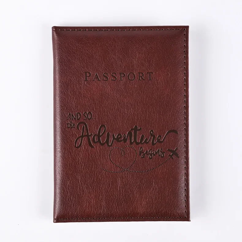 Passport Holder Wallet Cover Travel Essentials Pu Leather Card Case International Travel Accessories for Women/Men
