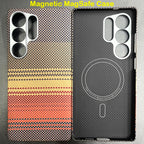 Carbon Fiber Case For Samsung Galaxy S25 Ultra/S25+/S25/S25 Edge Lens Camera Protection Aramid Fiber Cover Lightweight Slim Case