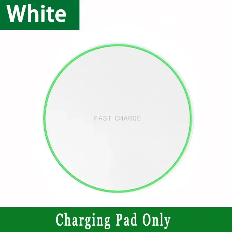 New Wireless Charger For iPhone 17 16 15 14 13 Pro Max Induction Fast Charging Pad Dock Station For Samsung S24 Xiaomi Huawei