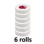 6 Rolls Japanese Insulating Tape for Eyelash Extension Lint Free Under Eye Pads Breathable Non-woven Tape Paper Eyelash Patch