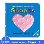 Baby Colorful Pattern Card Books Interactive Sensory Baby Toys Newborn Development Gift Accompanying Reading Early Education